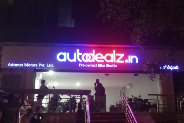 LED 3D Letters with ACP Background Boards